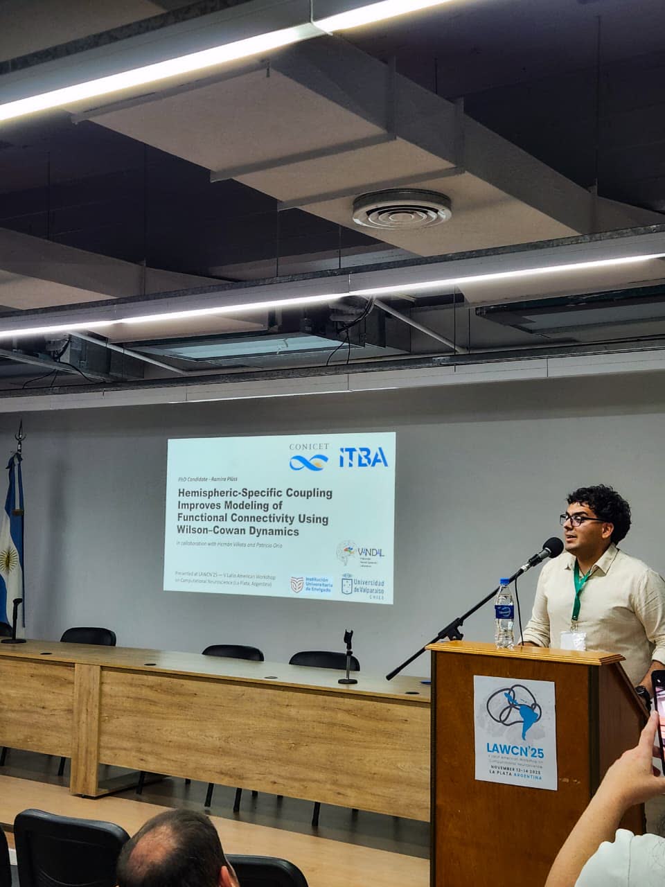 Ramiro talk at LAWCN 25