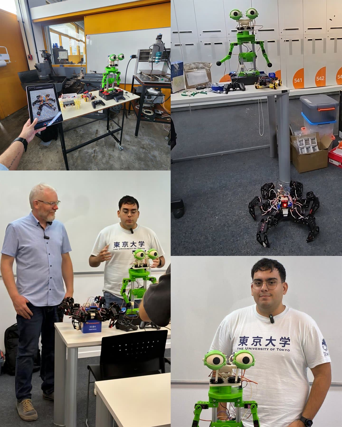 Bioinspired robotics projects in class